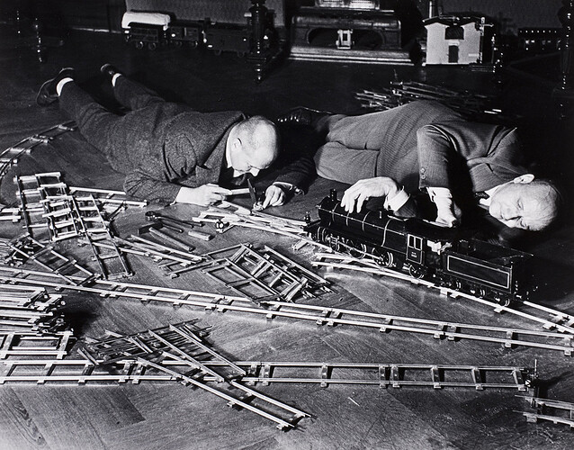 Общество любителей игрушечных поездов, Берлин, Германия, 1931 год. Альфред Эйзенштадт